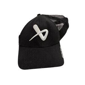 Bauer Hat Men's Black Mesh Snapback Adjustable Logo Embroidered Cap